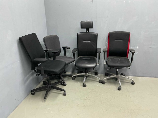 Diverse bureaustoelen (4x) - afbeelding 3 van  8