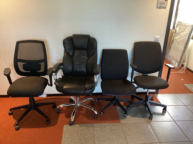 Diverse bureaustoelen (4x) - afbeelding 1 van  3