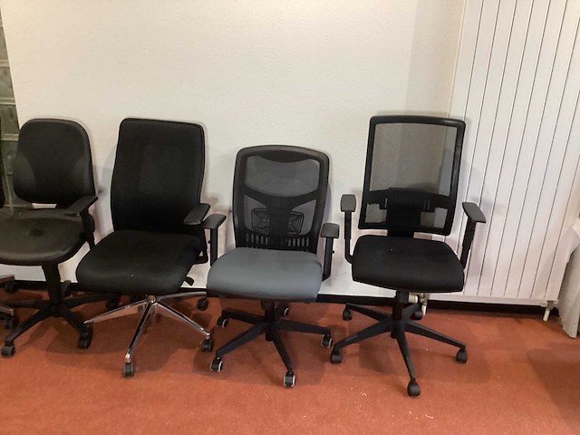 Diverse bureaustoelen (5x) - afbeelding 2 van  4