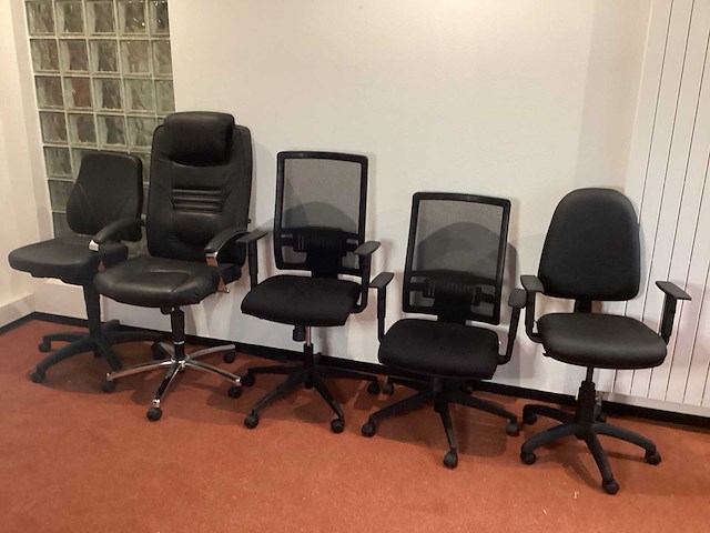 Diverse bureaustoelen (5x) - afbeelding 1 van  7