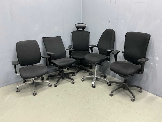 Diverse bureaustoelen (5x) - afbeelding 2 van  9