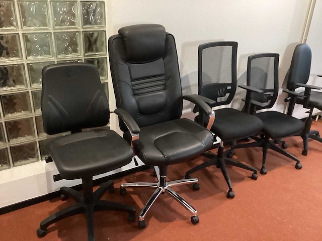 Diverse bureaustoelen (5x) - afbeelding 4 van  7