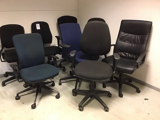 Diverse bureaustoelen (8x) - afbeelding 1 van  3
