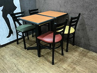 Diverse cafetafel en stoelen - afbeelding 5 van  6