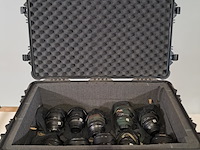 Diverse camera lenzen in koffer - afbeelding 1 van  10