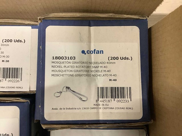 Diverse cofan bevestigingsmateriaal - afbeelding 5 van  6