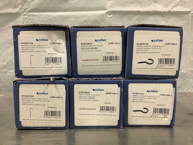 Diverse cofan bouwmaterialen (1600x) - afbeelding 1 van  4