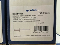 Diverse cofan popnagels (1550x) - afbeelding 4 van  5