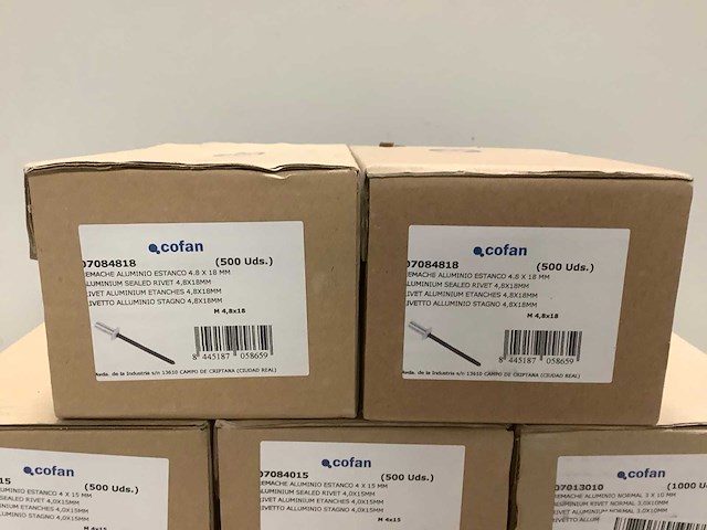 Diverse cofan popnagels (5000x) - afbeelding 2 van  4