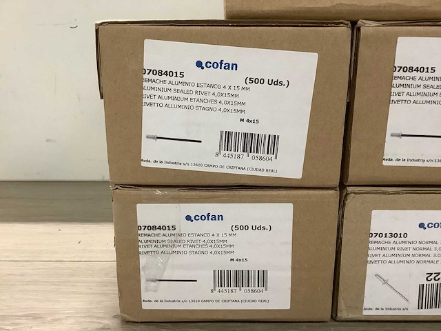 Diverse cofan popnagels (5000x) - afbeelding 3 van  4