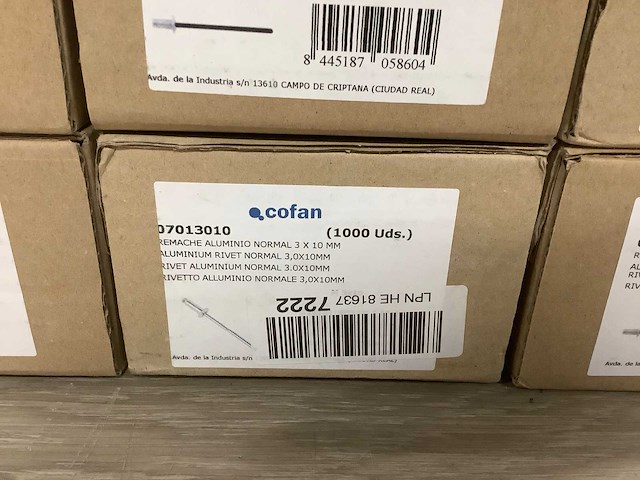 Diverse cofan popnagels (5000x) - afbeelding 4 van  4