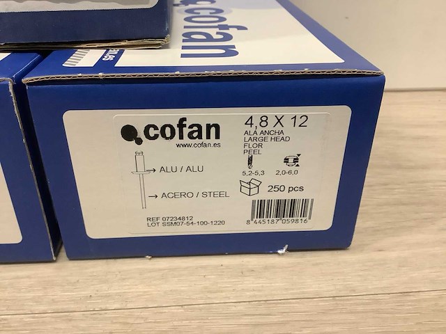 Diverse cofan popnagels - afbeelding 3 van  4