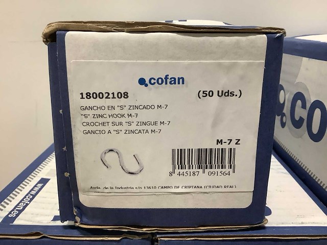 Diverse cofan s haak verzinkt m-7 - afbeelding 3 van  5