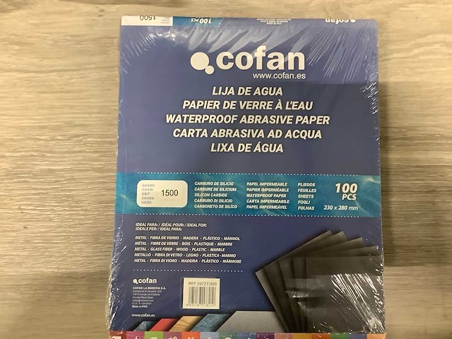 Diverse cofan schuurpapier (300x) - afbeelding 3 van  5