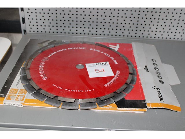 Diverse diamantschijven w.o. 300 x h25.04. totaal zeven stuks - afbeelding 1 van  2
