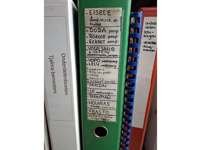 Diverse documentatie o.a. veenhuis, vicon, case, kramp, tjalma - afbeelding 7 van  15