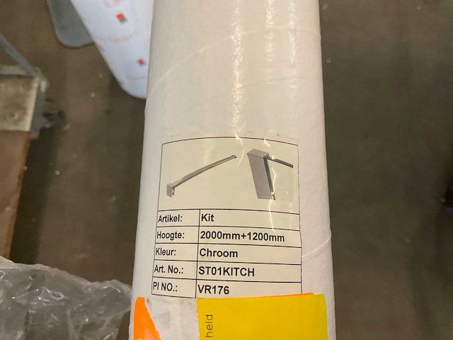 Diverse douchewand bevestigingsprofielen - afbeelding 3 van  3