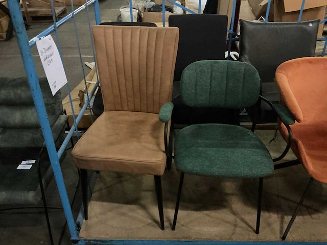 Diverse eetkamerstoel (8x) - afbeelding 2 van  5