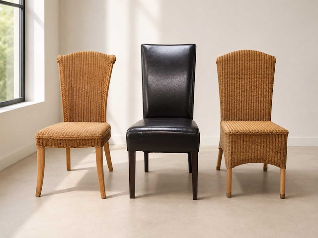 Diverse eetkamerstoelen (3x) - afbeelding 1 van  14