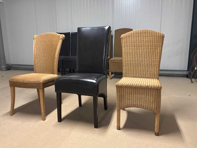 Diverse eetkamerstoelen (3x) - afbeelding 9 van  14
