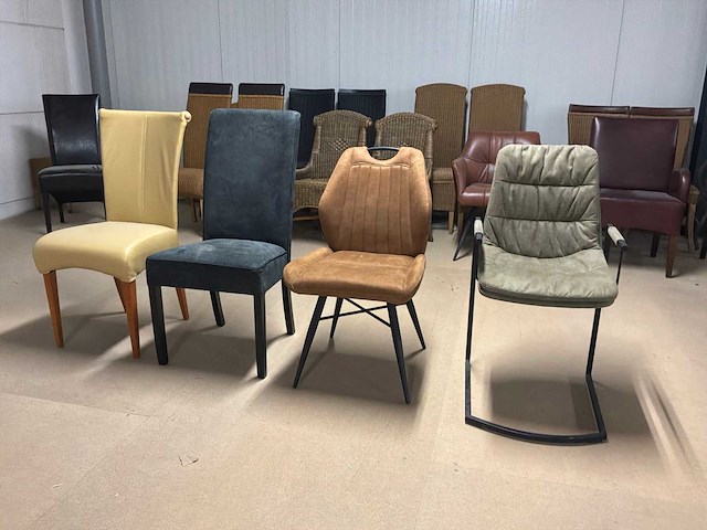 Diverse eetkamerstoelen (4x) - afbeelding 4 van  6