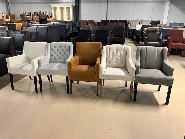 Diverse eetkamerstoelen (5x) - afbeelding 1 van  13