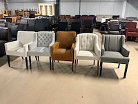 Diverse eetkamerstoelen (5x)