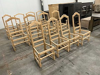 Diverse eiken stoelen incompleet (12x) - afbeelding 2 van  6