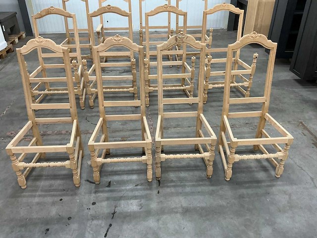 Diverse eiken stoelen incompleet (12x) - afbeelding 3 van  6