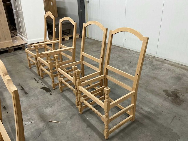 Diverse eiken stoelen incompleet (12x) - afbeelding 5 van  6