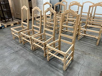 Diverse eiken stoelen incompleet (12x) - afbeelding 6 van  6