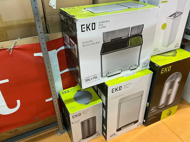Diverse eko prullenbakken (5x) - afbeelding 3 van  3