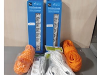 Diverse elektra en 2 nijlon touwen 10 meter (d1722)
