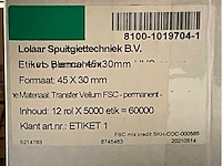 Diverse etiketten / labels op rol - afbeelding 6 van  6