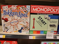 Diverse familiespellen, tokkenspel, monopoly, triominos en sequence, 4 stuks. - afbeelding 2 van  3