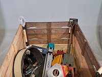 Diverse garage inventaris, o.a topcon, bosch
