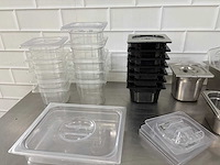 Diverse gastronormbakken met deksel (28x) - afbeelding 2 van  4