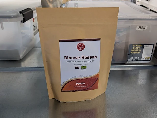 Diverse gedroogde poeders & kruiden, o.a. vitanics, purason - afbeelding 6 van  9