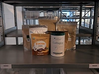 Diverse gedroogde poeders, o.a. vitanics, four sigmatic