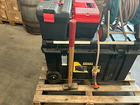 Diverse gereedschapkoffers/tuinslang/moker (5x) - afbeelding 2 van  5