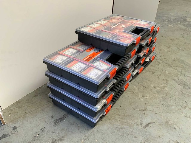 Diverse gevulde koffers - gereedschapskoffers (9x) - afbeelding 5 van  6
