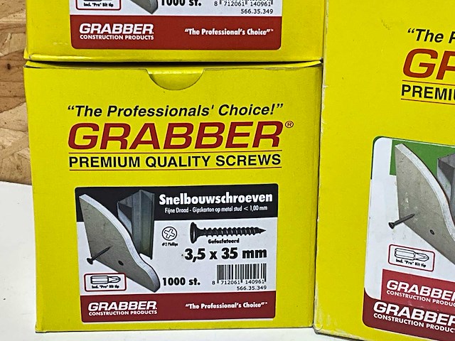 Diverse gipsvezelplaatschroeven (7000x) - afbeelding 3 van  7