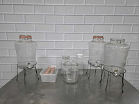 Diverse glas- en weekpotten (15x) - afbeelding 2 van  6