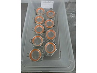 Diverse glas- en weekpotten (15x) - afbeelding 4 van  6