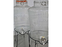 Diverse glas- en weekpotten (15x) - afbeelding 6 van  6