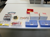Diverse glasvezel/ fiber optic componenten thor labs wo rx10af, mtdevhl1 en gc20. - afbeelding 1 van  10