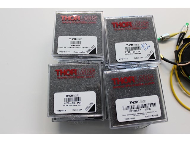 Diverse glasvezel/ fiber optic componenten thor labs wo rx10af, mtdevhl1 en gc20. - afbeelding 4 van  10