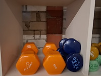 Diverse gymbenodigdheden en gewichten , in vakkenkast - afbeelding 3 van  20