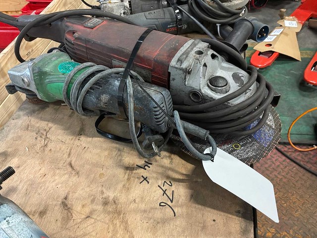 Diverse haakse slijpmachines (2x) - afbeelding 2 van  4