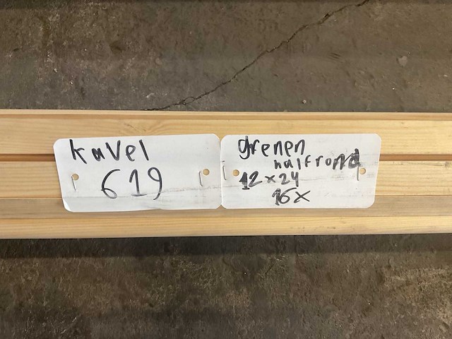 Diverse halfrond hout diverse afmetingen (76x) - afbeelding 4 van  8
